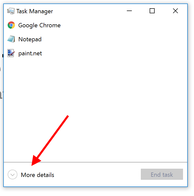 Task Manager - more details